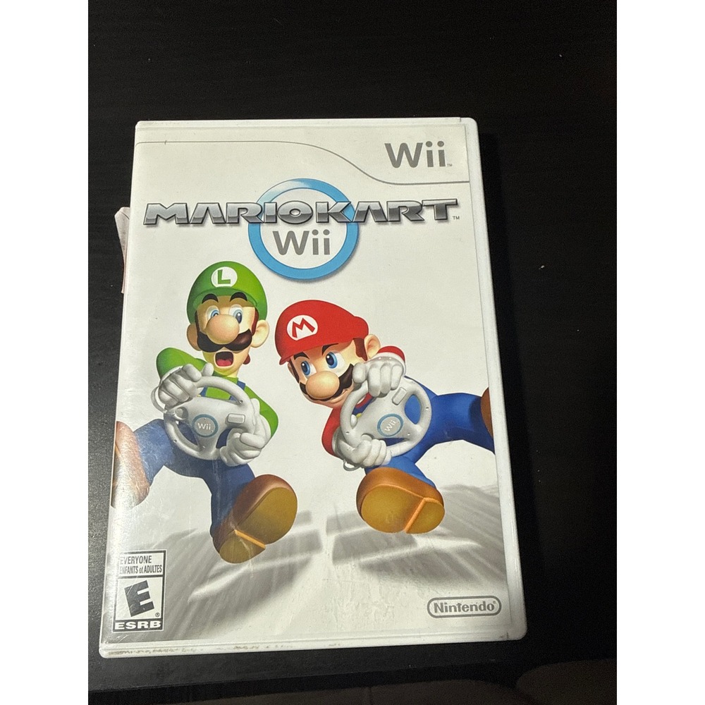 Mario Kart Wii Nintendo Wii Game Disc with Original Case No Manual RVL-RMCE-USA